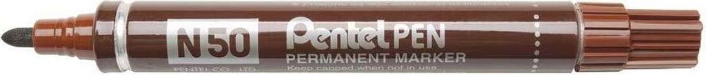 Pentel Permanent Marker N50 Strichstärke: 1,5 mm braun Rundspitze