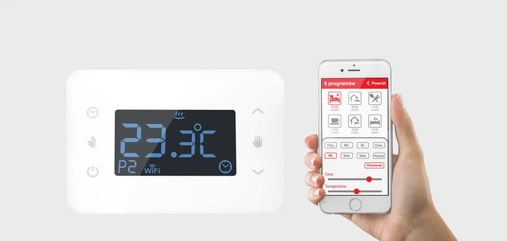 Thermostat Smart WiFi EU0101 Programmable - Écran Tactile et Économe