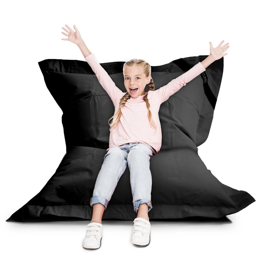 LazyBag XL zitzak van 250 liter, zwart - Waterdichte, grote Productafbeelding 