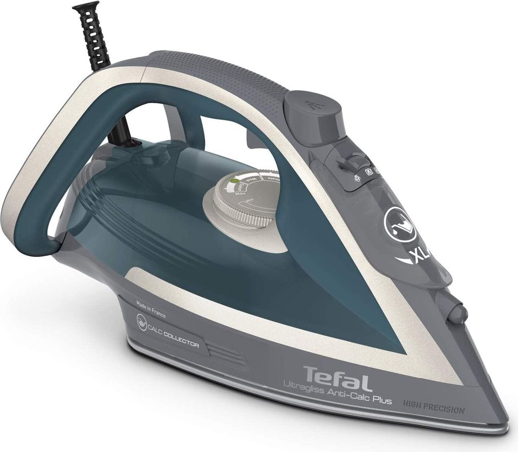 Tefal FV6842 Ultragliss Plus Dampfbügeleisen, Türkis/Grau, Produktbild 