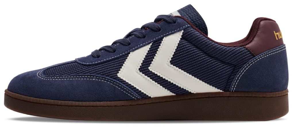 Hummel VM78 CPH MS Indoor Schuhe Sneaker dunkelblau/weiß/braun 218637-8744, Schuhgröße:45 EU