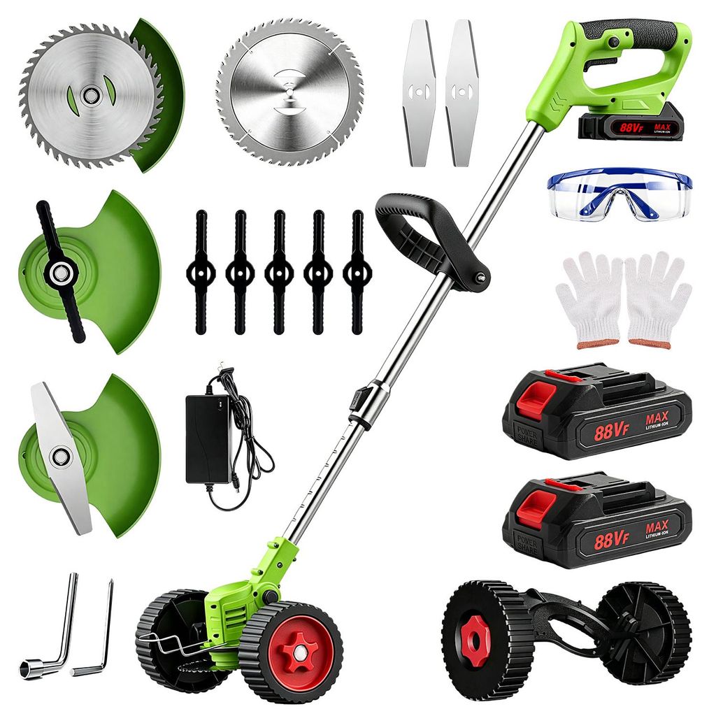 Akku-Trimmer, 500W Rasentrimmer, Elektro-Freischneider Produktbild 