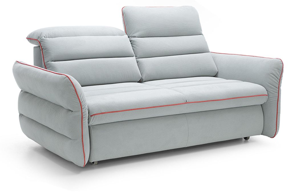 Sofa 2 Sitzer Zweisitzer Schlaf Sofa Möbel Stoff Luxus Multifunktion Couch Neu