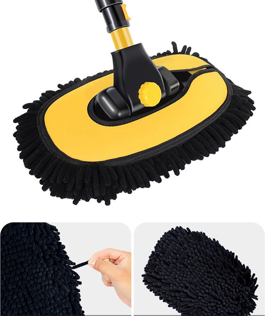 Autowaschbürste, Reinigungsmopp mit weichen Borsten, kratzfrei, für LKW, SUV, Pickup