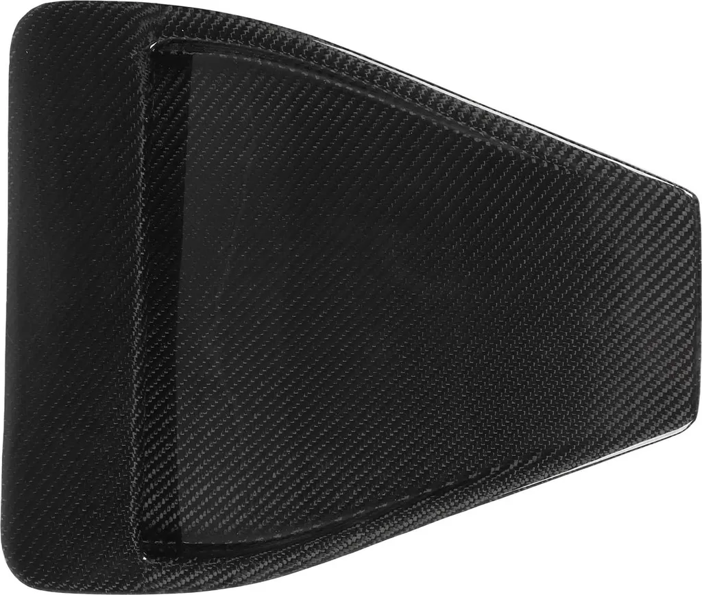 Aération de capot en carbone noir brillant pour Lancer Ralliart - 7