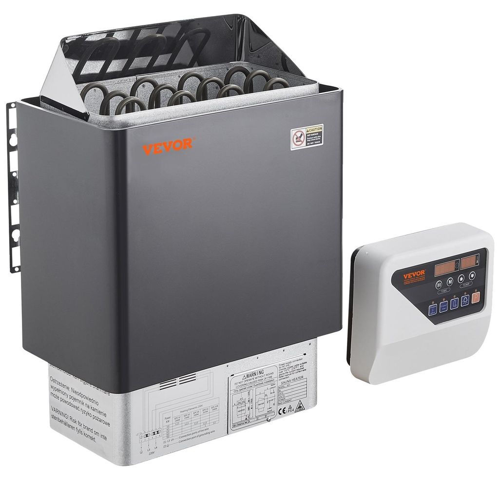 Poêle de sauna VEVOR, 6 kW, 400 V, 3N Poêle de sauna Image du produit 