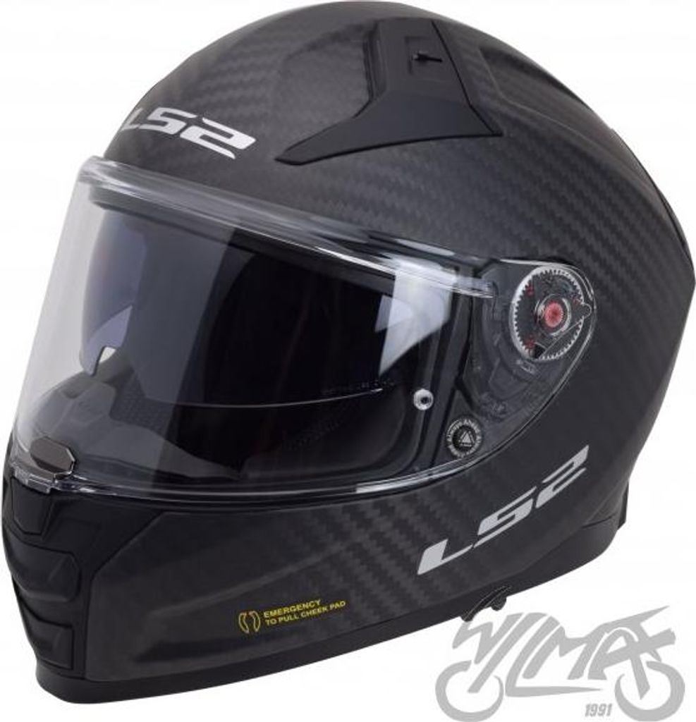 Casque moto LS2 VECTOR II FF811 Carbone mat, taille M Image du produit 