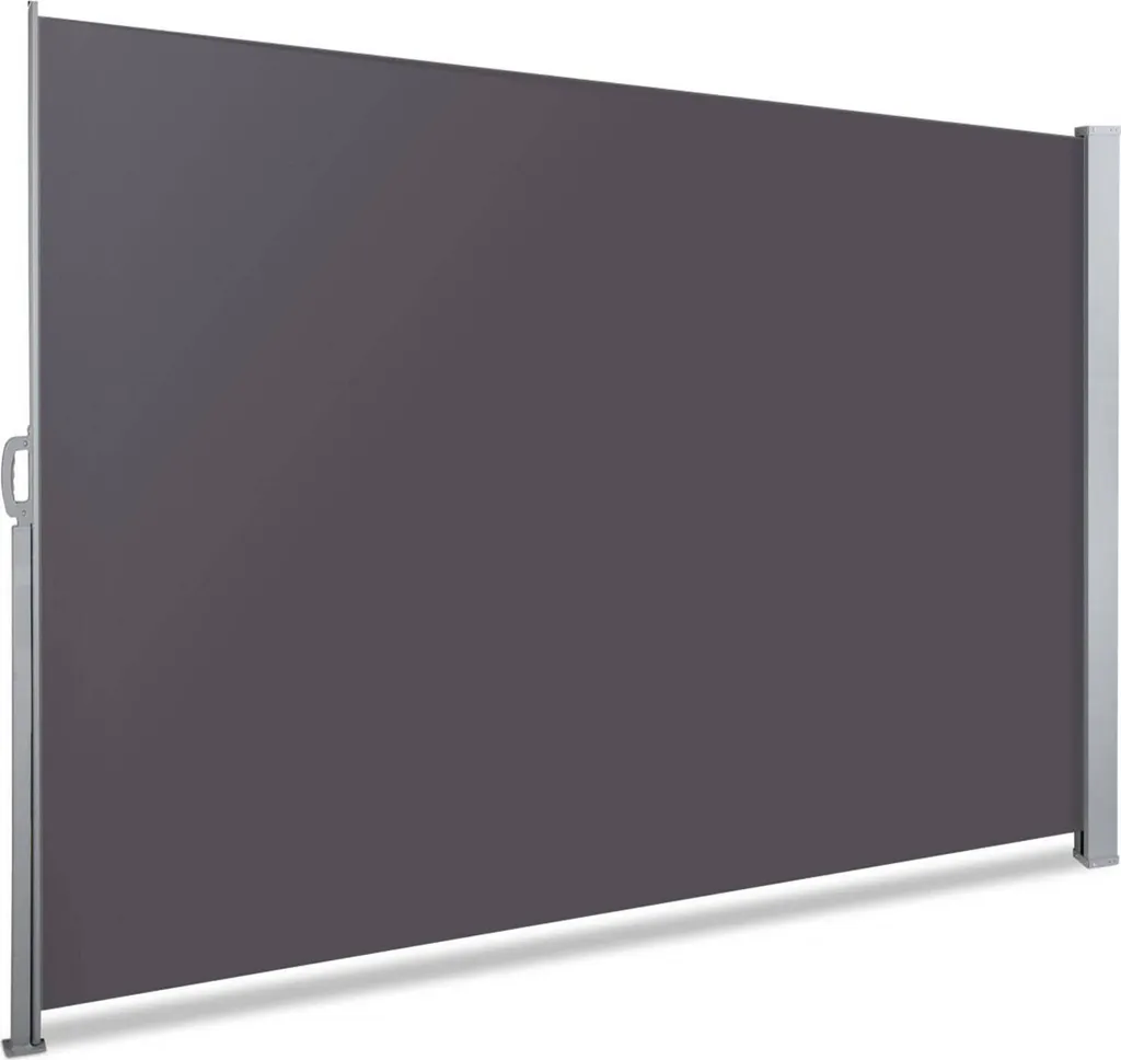 VOUNOT Store latéral extensible noir 140 x 300 cm brise-vue terrasse