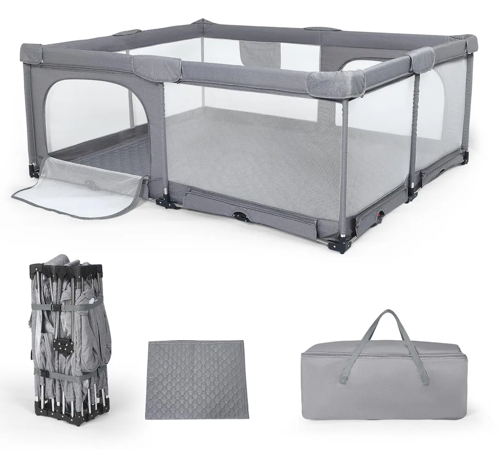 Parc pour bébé extérieur et intérieur grand format pour enfants de 1 à 6 ans