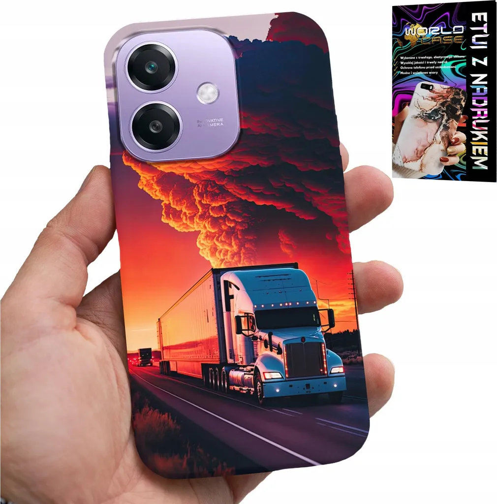 Offerta Bundle Oppo A40 / A40M: Custodia Camion + 1 Vetro Temperato