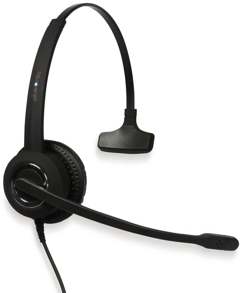 Casque monaural ALLNET USB compatible Microsoft Teams et Skype Business
