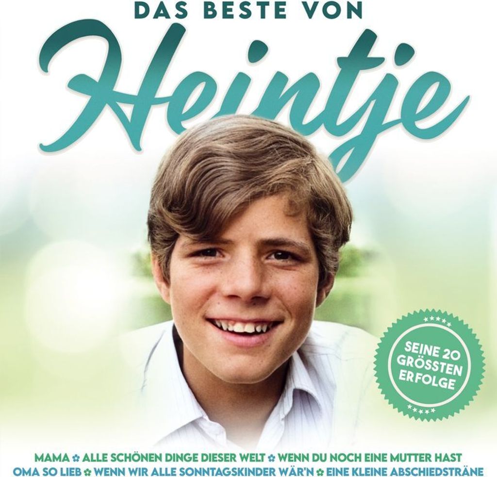Das Beste von Heintje-Seine 20 gröáten Erfolge Produktbild 