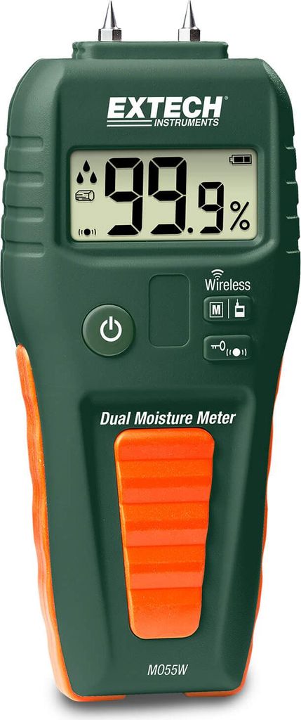 EXTECH MO55W - drahtloses invasives/ nicht-invasives Feuchtemessgerät mit Datenprotokollierung