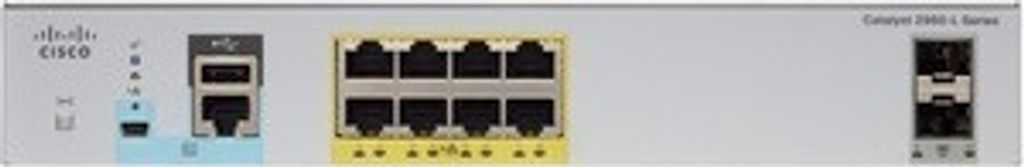 Cisco Catalyst 2960-L, Managed, L2, Gigabit Ethernet (10/100/1000), Power over Ethernet (PoE), Rack-Einbau, 1U