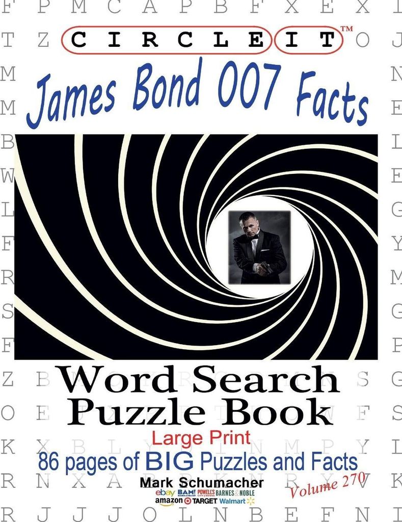 Circle It, James Bond 007 Facts, Word Search, Puzzle Book