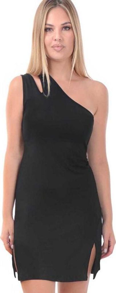 Outer Vision Kurzes Kleid Damen Dress Livia schwarz S