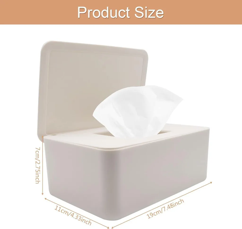 Boîte de lingettes bébé pour table à langer Rangement Organisation - 5