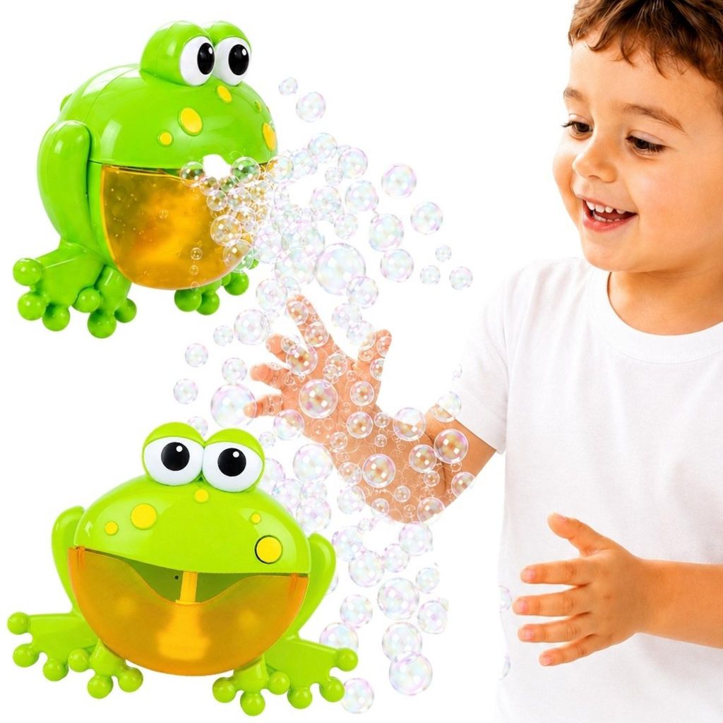 WOOPIE BABY Badespielzeug: Frosch zum Schaummachen mit Produktbild 