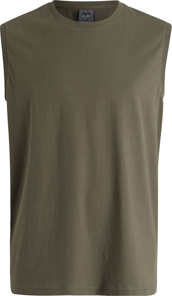 Übergrößen Tanktop Trägershirt Muscleshirt AHORN SPORTSWEAR dusty olive 8XL