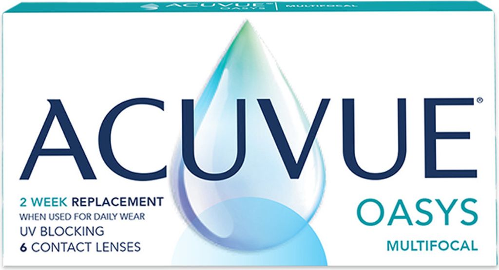 ACUVUE OASYS MULTIFOCAL - 6 weekly lenses - Sph: -1.75, Produktbild 