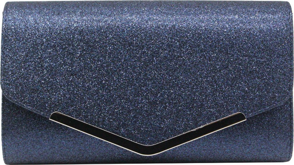 Dunkelblau Glänzende Umschlag Clutch Geldbörsen für Damen Abend Geldbörsen und Clutches für Hochzeiten
