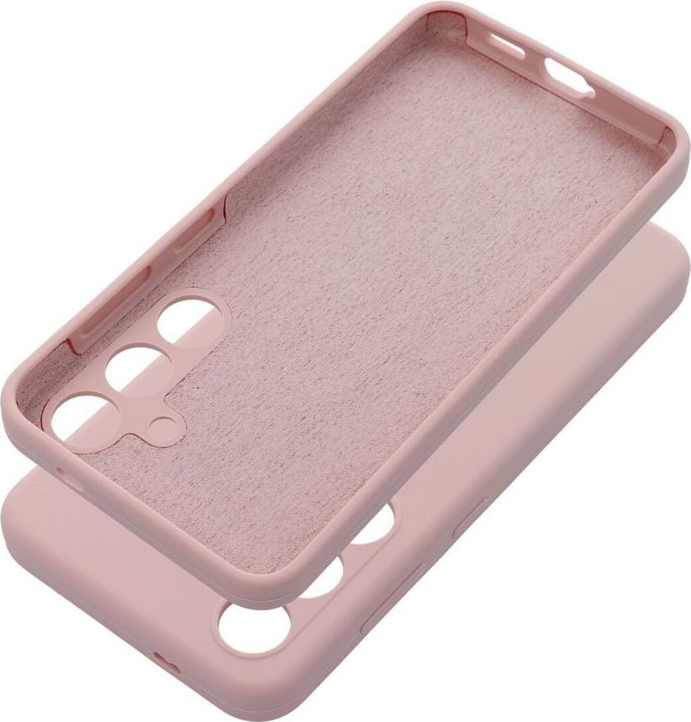 Silikon Handyhülle Bumper kompatibel mit Pixel 9 Rosa