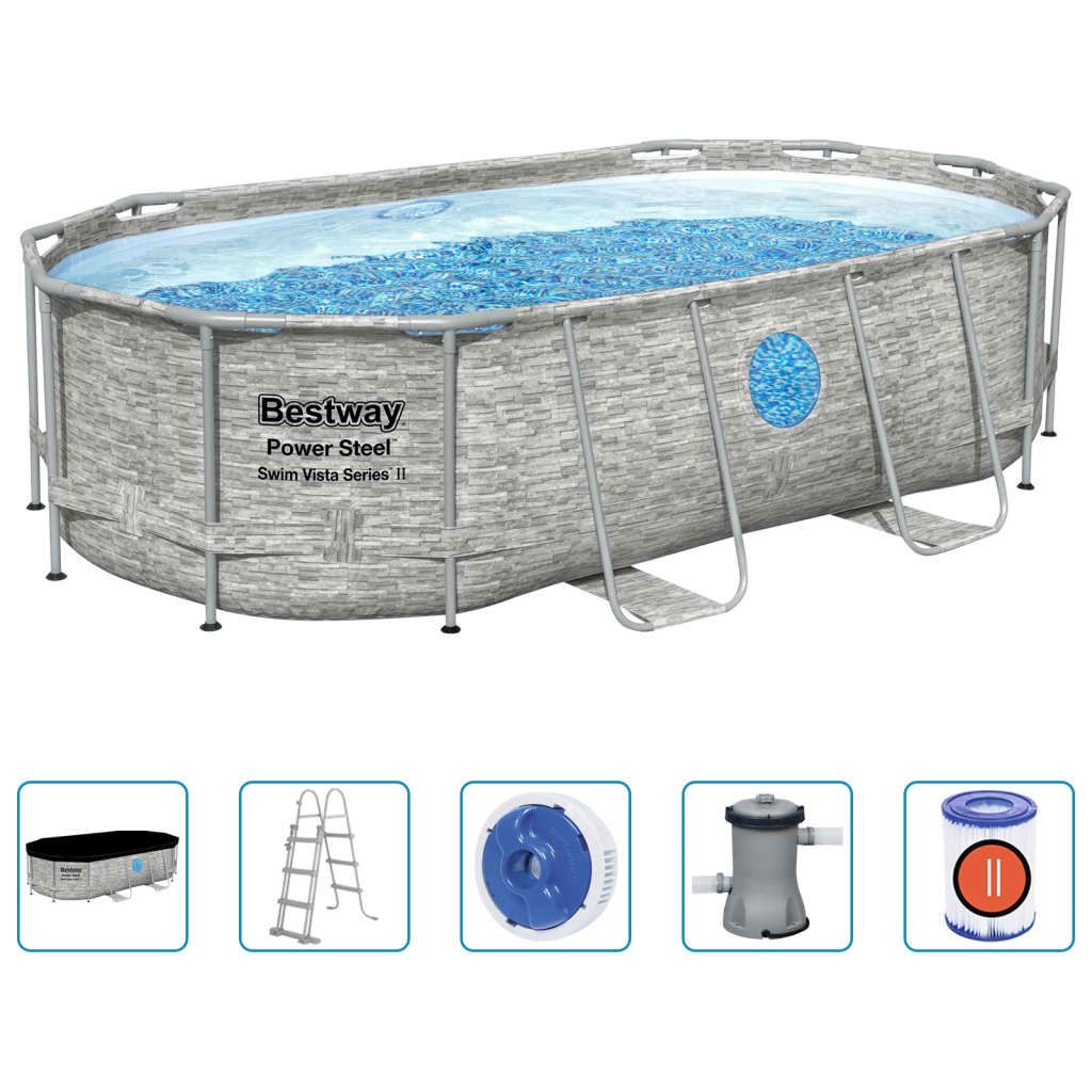 Bazénová souprava Bestway Power Steel 427x250x100 cm Obrázek produktu 