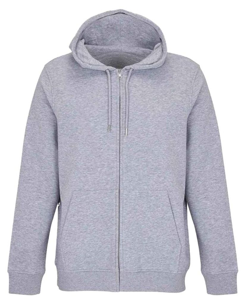 SOLS - "Calipso" Hoodie mit durchgehendem Reißverschluss für Herren/Damen Uni LT1636 (L) (Grau meliert)