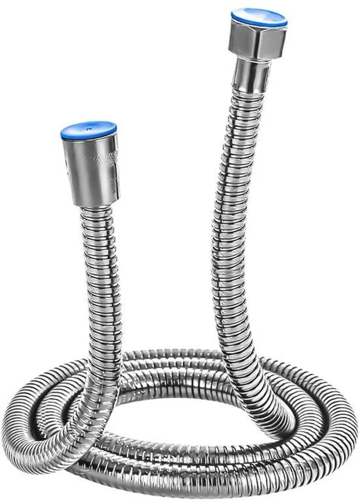 Douchette 6 jets économie d'eau avec flexible 1,5m finition chrome