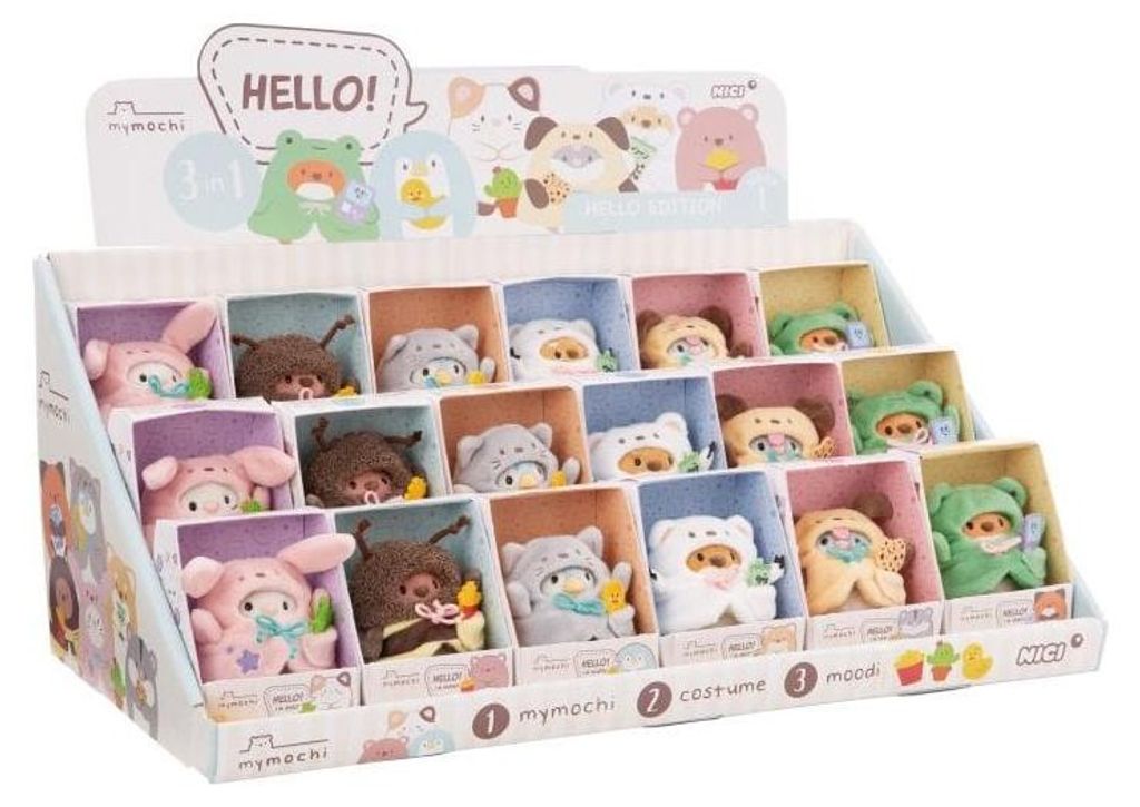 Nici Kuscheltier Spielzeug mymochi 8cm Geschenkset - Plüsch Kollektion