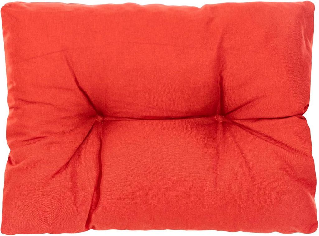 Best Wool rückenlehne für palettenkissen, wetterfestes europaletten polster mit Polyurethanflockfüllung – rot 60x40 cm