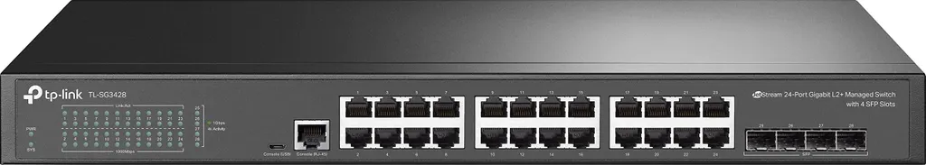 Switch Gigabit 24 Ports pour Réseau d'Entreprise Géré JetStream TP-Link