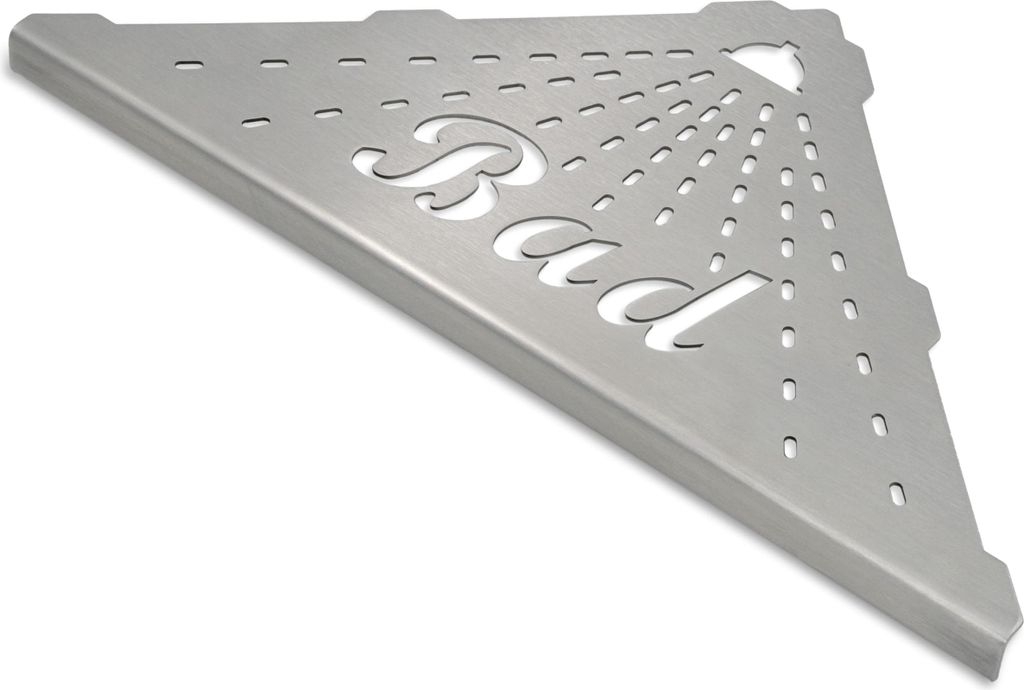 Duschablage Ecke ohne Bohren Edelstahl - Für Duschgel, Shampoo, Seife - Eckregal Universal Halterung Dusche Kleben - Dusch Organizer Eckablage ros...