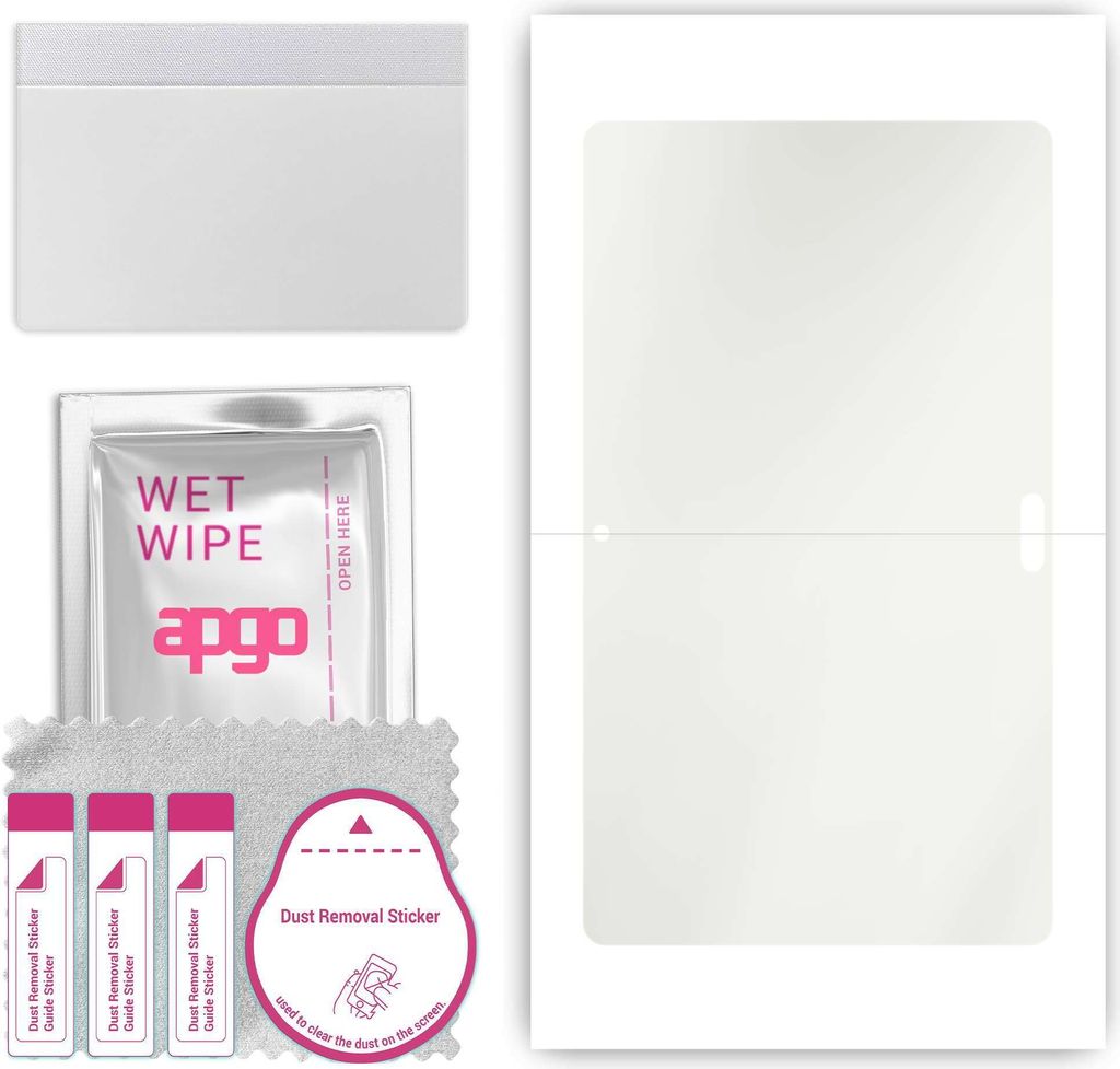 apgo Hydrogel Schutzfolie, Matt, kompatibel mit Huawei MediaPad M3 Lite 10, flexibele Displayschutzfolie, Folie mit Positionierhilfe, Anti-Fingerpr...