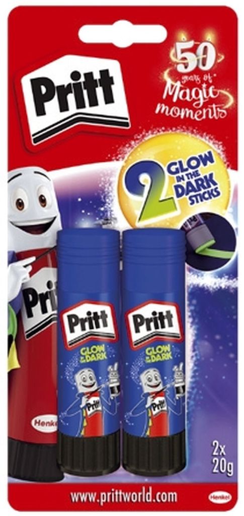Pritt Klebestift "Glow in the Dark" 2 x 20 g Blister