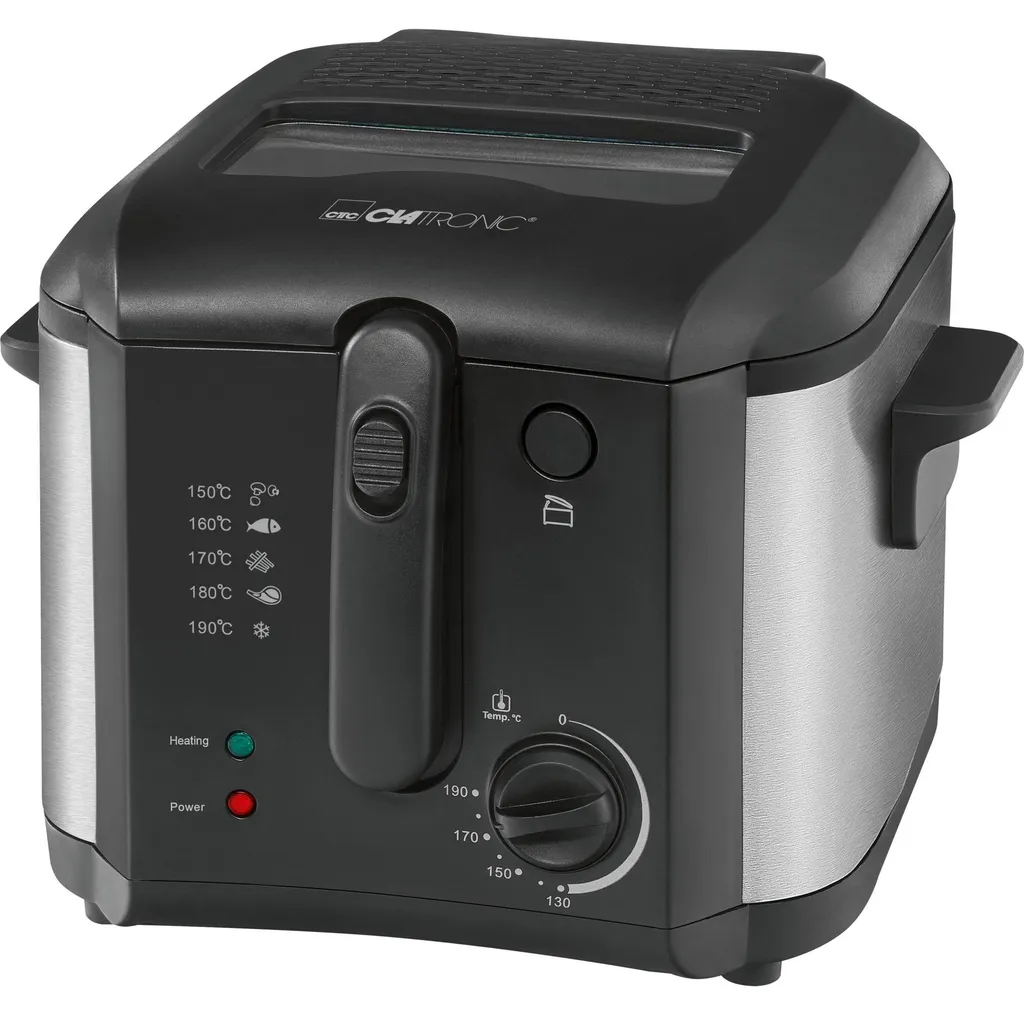 Friteuse électrique 1600W pour des frites dorées sans odeurs de friture tenaces