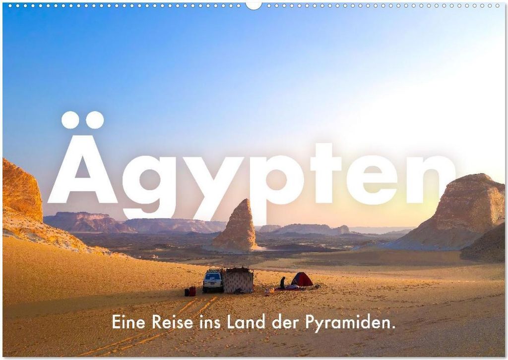 Ägypten - Eine Reise ins Land der Pyramiden. (Wandkalender 2026 DIN A2 quer), CALVENDO Monatskalender