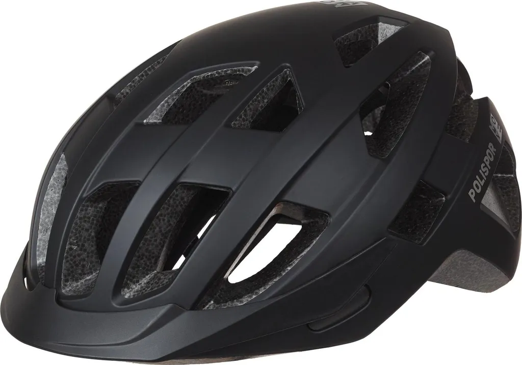 Casque de Vélo Urbain City Move Polisport Noir Réglable Taille 54-58