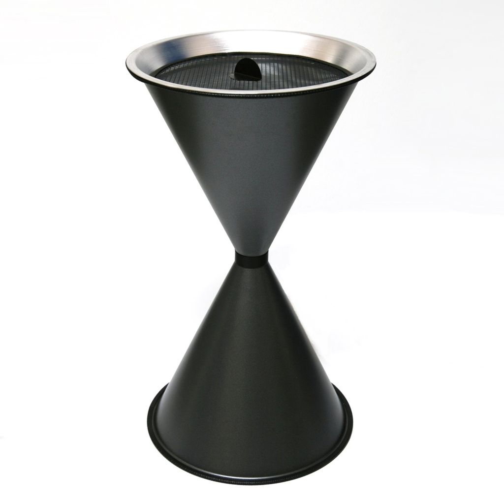 Standaschenbecher Diabola 71x40cm graphit SZAGATO Germany Aschenbecher für draußen mit Deckel Standaschenbecher Stand Aschenbecher outdoor