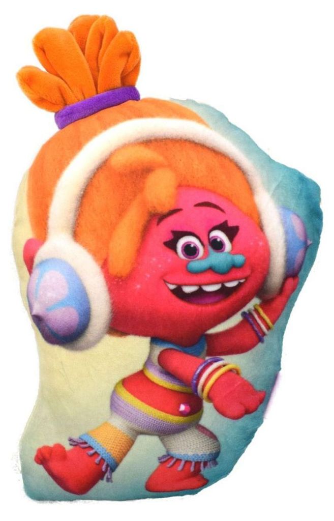 Trolls Plüschkissen DJ Suki 3D-Kissen ca. 29 cm Produktbild 