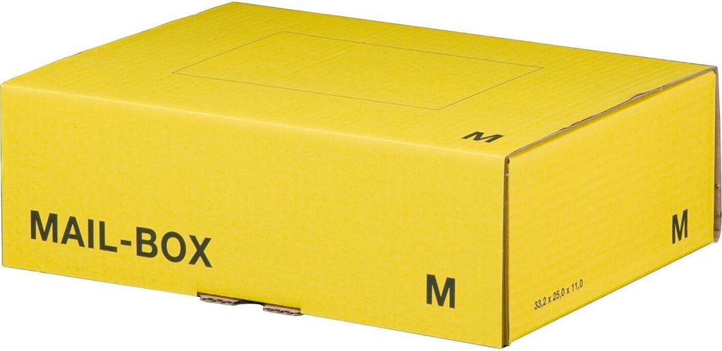 960 x Postversandkarton 331x241x104mm Versandschachtel Faltkarton mit Steckverschluss