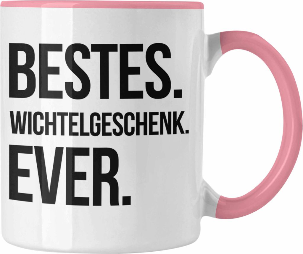 Trendation - Wichtelgeschenk für Frauen Kollegen Geschenk Wichteln Weihnachten Bestes Wichtelgeschenk Ever Weihnachtsfeier Schrottwichteln (Rosa)
