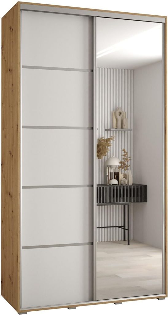 MEBLE KRYSPOL Davos 5 Schrank, zwei Türen - 235,2x130x45 cm Produktbild 