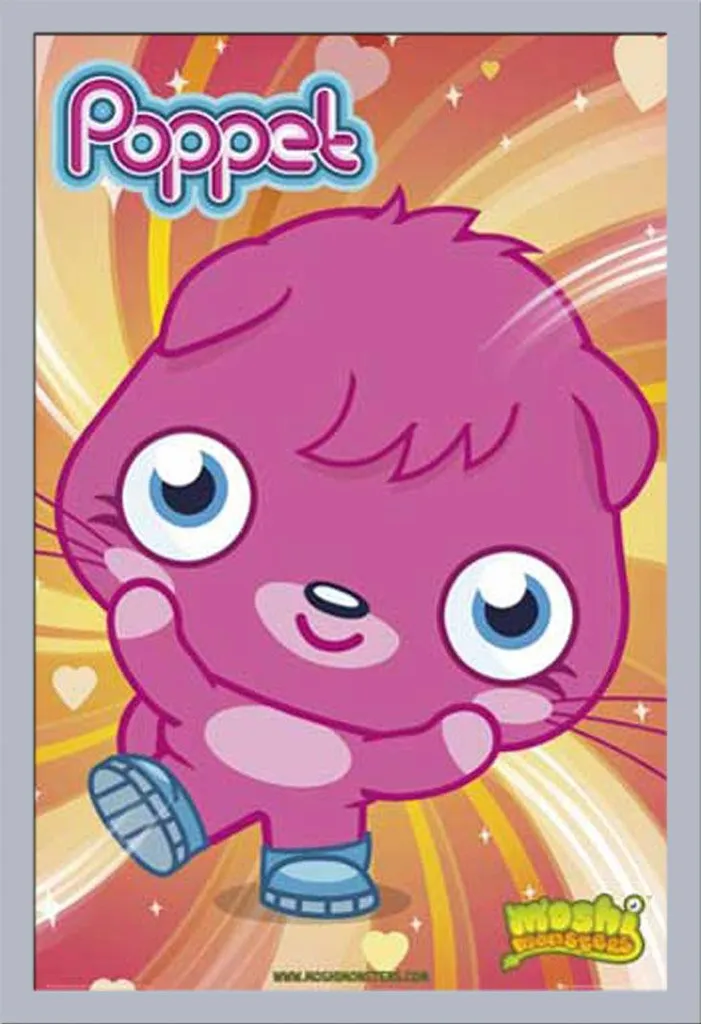 Poster Poppet Moshi Monsters 61x91.5 + Cornice Shinsuke Argento