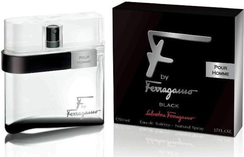 Salvatore Ferragamo F by Ferragamo Pour Homme Black Eau de Toilette fur Herren 100 ml