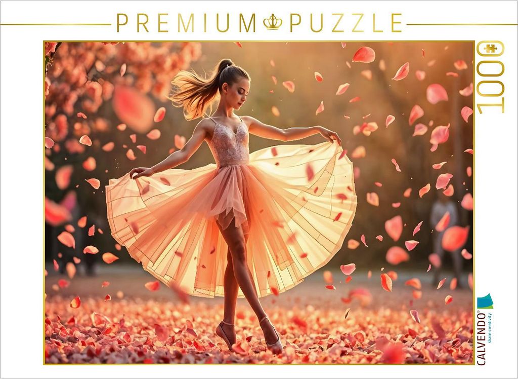CALVENDO Puzzle Ein Motiv aus dem Kalender Flügel aus Licht - Ballett in der Poesie der Natur | 1000 Teile Lege-Größe 64x48cm Foto-Puzzle für g...