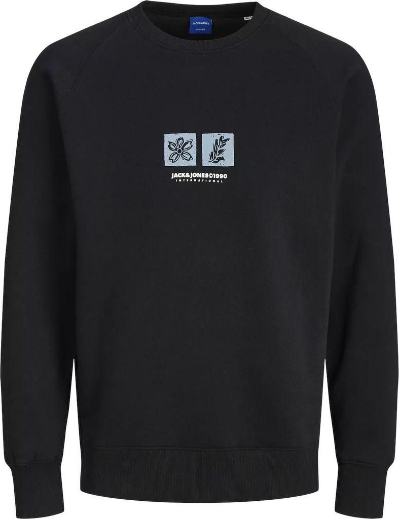 JACK&JONES ORIGINALS JORPORTLAND BOX SWEAT CREW NECK Black M