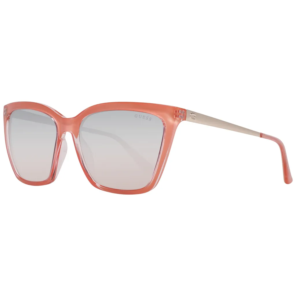 Lunettes de soleil Femme Guess GU 7701 - Forme Papillon Rose et Dorée