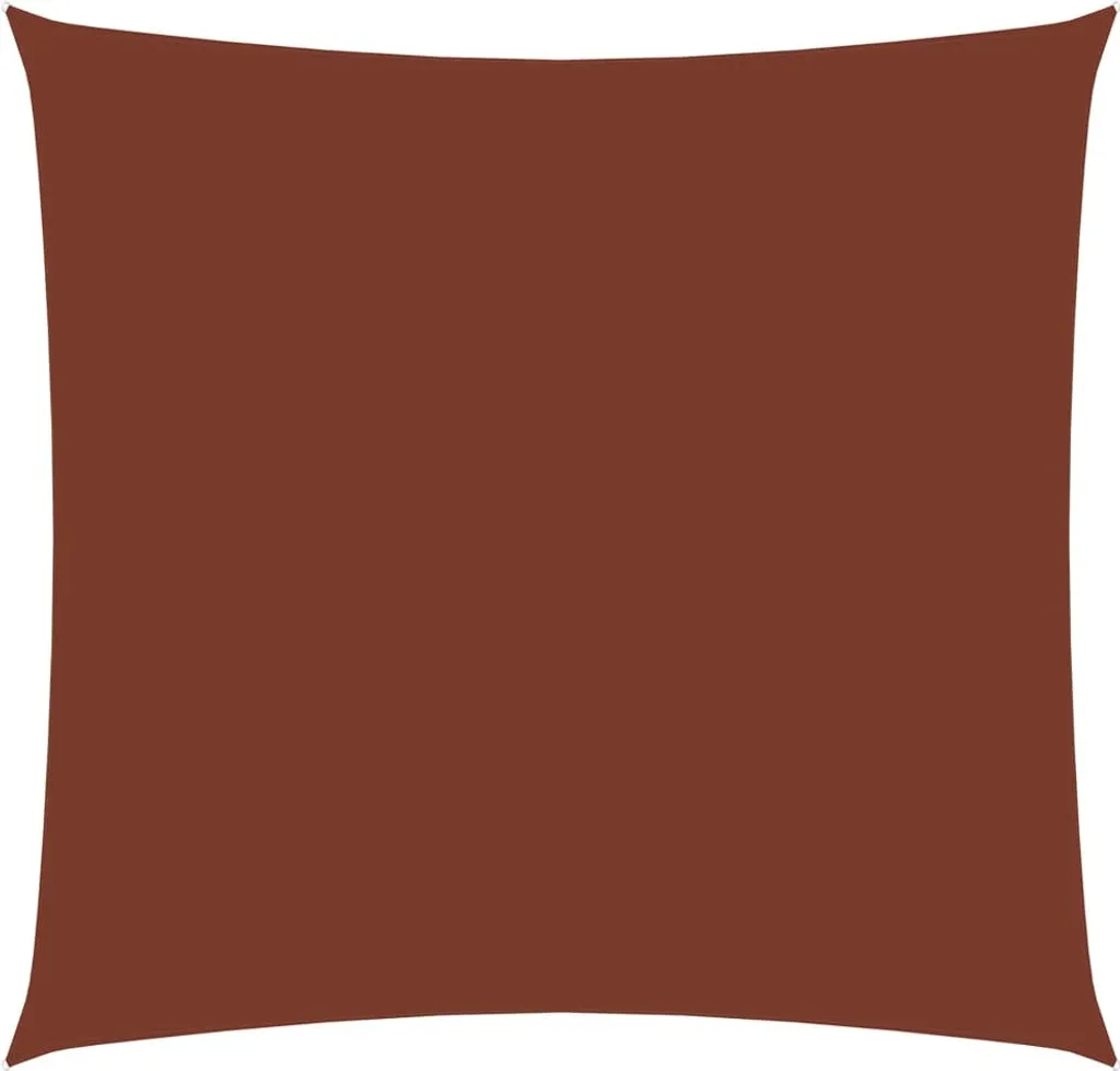 Offerta Tenda Vela 5x5 m Oxford Rosso Terracotta Impermeabile