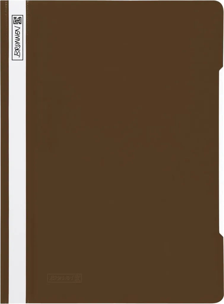 Kit 25 Cartelline Brunnen 102011079 per Studenti - Marrone A4 PVC